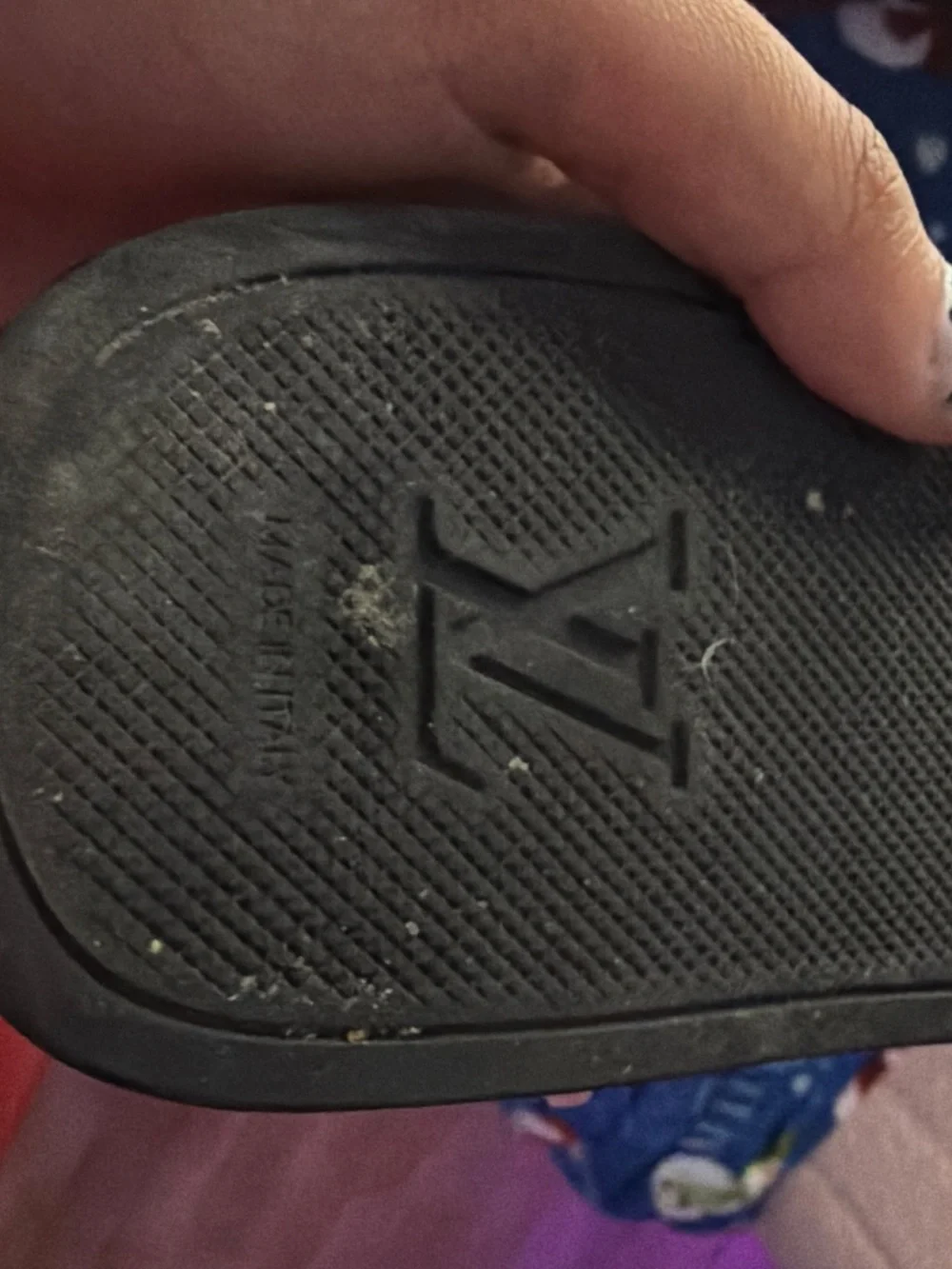 Louis Vuitton Monogram Eclipse Slide Sandals in Black and Gray
